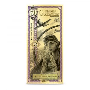 50 Florida Goldbacks, Aurum Gold Foil Note (24k)