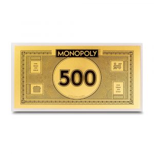 2024 5 Gram Samoa Monopoly Gold Foil Note