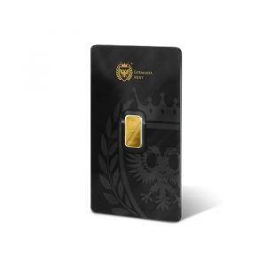 Germania Mint 1 g Gold Bar – .9999 Fine with Safepack
