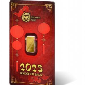 Germania Mint 1g Snake Gold Bar – Limited Lunar Edition UK