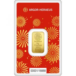 2025 Argor-Heraeus Lunar Snake 5g Gold Bar