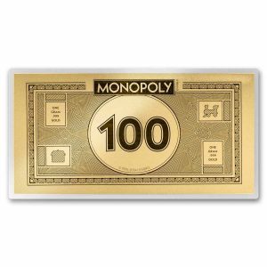 PAMP 1g Gold Monopoly Currency Note