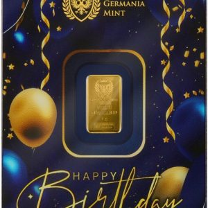 Happy Birthday - Germania Mint 1g Gold Bar