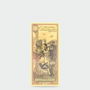10 Oklahoma Goldbacks, Aurum Gold Foil Note 24k