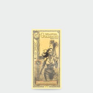 5 Oklahoma Goldbacks, Aurum Gold Foil Note