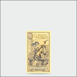 1/2 Oklahoma Goldback, Aurum Gold Foil Note 24k