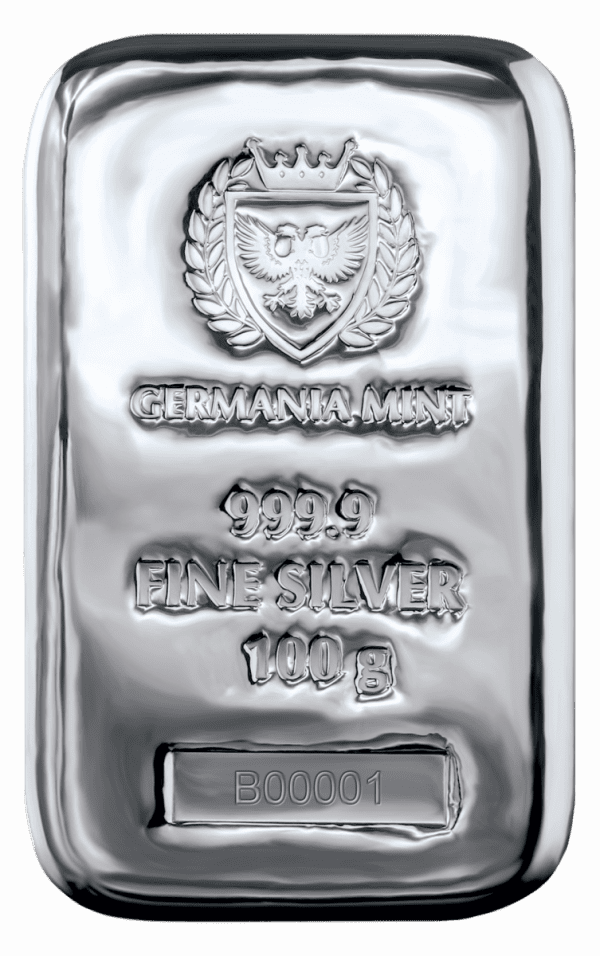 Germania Mint 100g Cast Bar