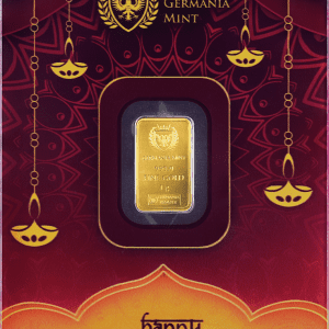 Germania Gold Minted Bar 1g Diwali