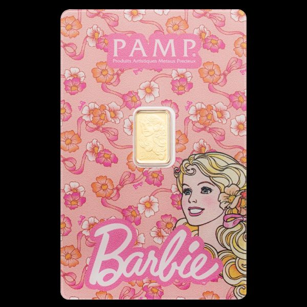 Pamp 1g Pure Gold Bar - Iconic Barbie