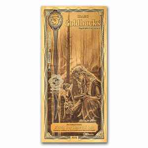 5 Idaho Goldback, Aurum Gold Foil Note (24k)